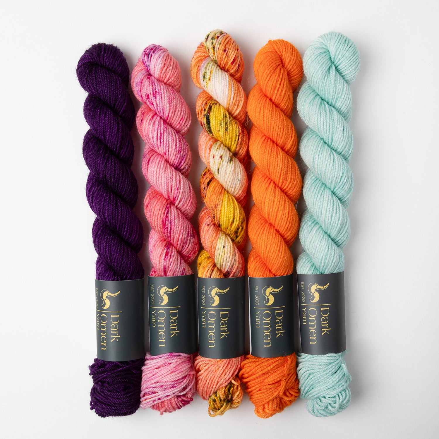 Dark Omen Yarn WESTKNITS KIT - CARROT MINIS multicolour orange blue Westknits Kits