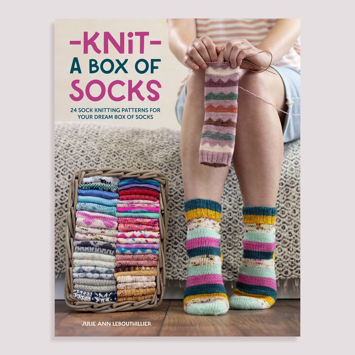 Search Press Trade KNIT A BOX OF SOCKS by JULIE ANN LEBOUTHILLIER Books