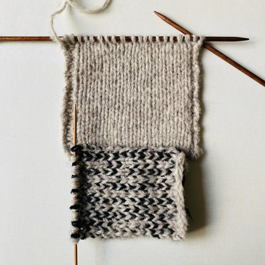 Saddle Shoulder and Marled Colourwork workshop with Maaike van Geijn