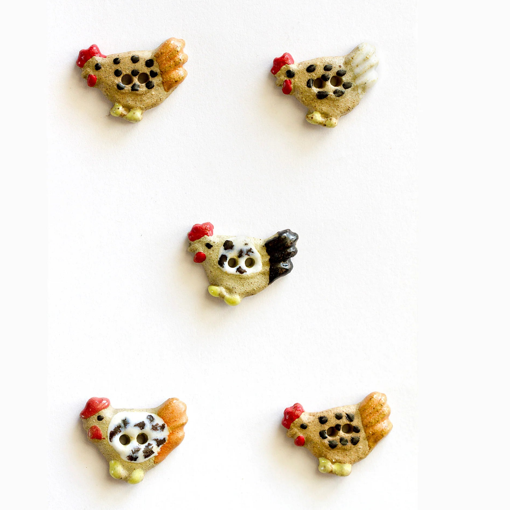 Incomparable Buttons CHICKEN BUTTONS Button