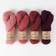 West Wool ROSWITHA'S RHUBARB Merino wool DK Quick Kits