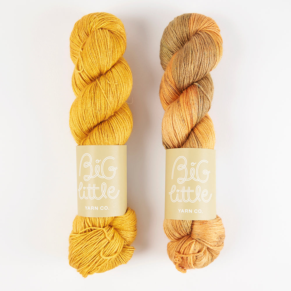 Alpaca Silk Fingering 2 Colour Kits