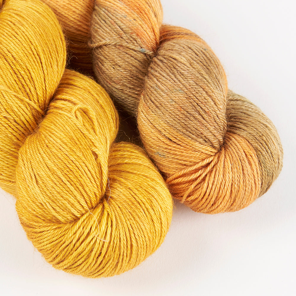Alpaca Silk Fingering 2 Colour Kits