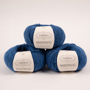 CaMaRose SNEFNUG - KONGE BLÅ Alpaca Cotton Merino wool Aran blue Yarn