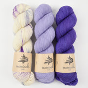 Mominoki Yarn LAVENDER DAWN Merino wool Polyamide Fingering Quick Kits