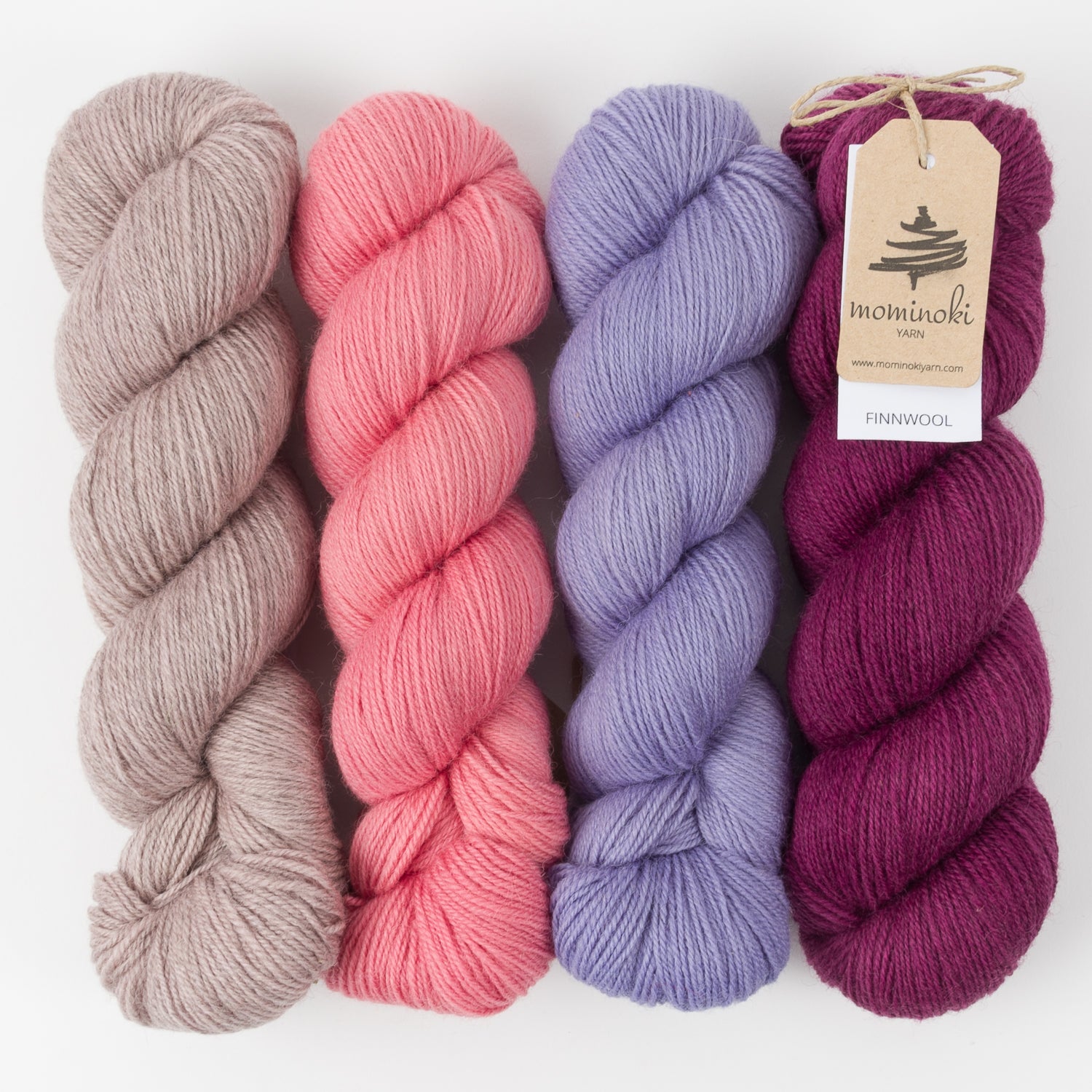 Mominoki Yarn WILD FLOWERS Wool Fingering Quick Kits