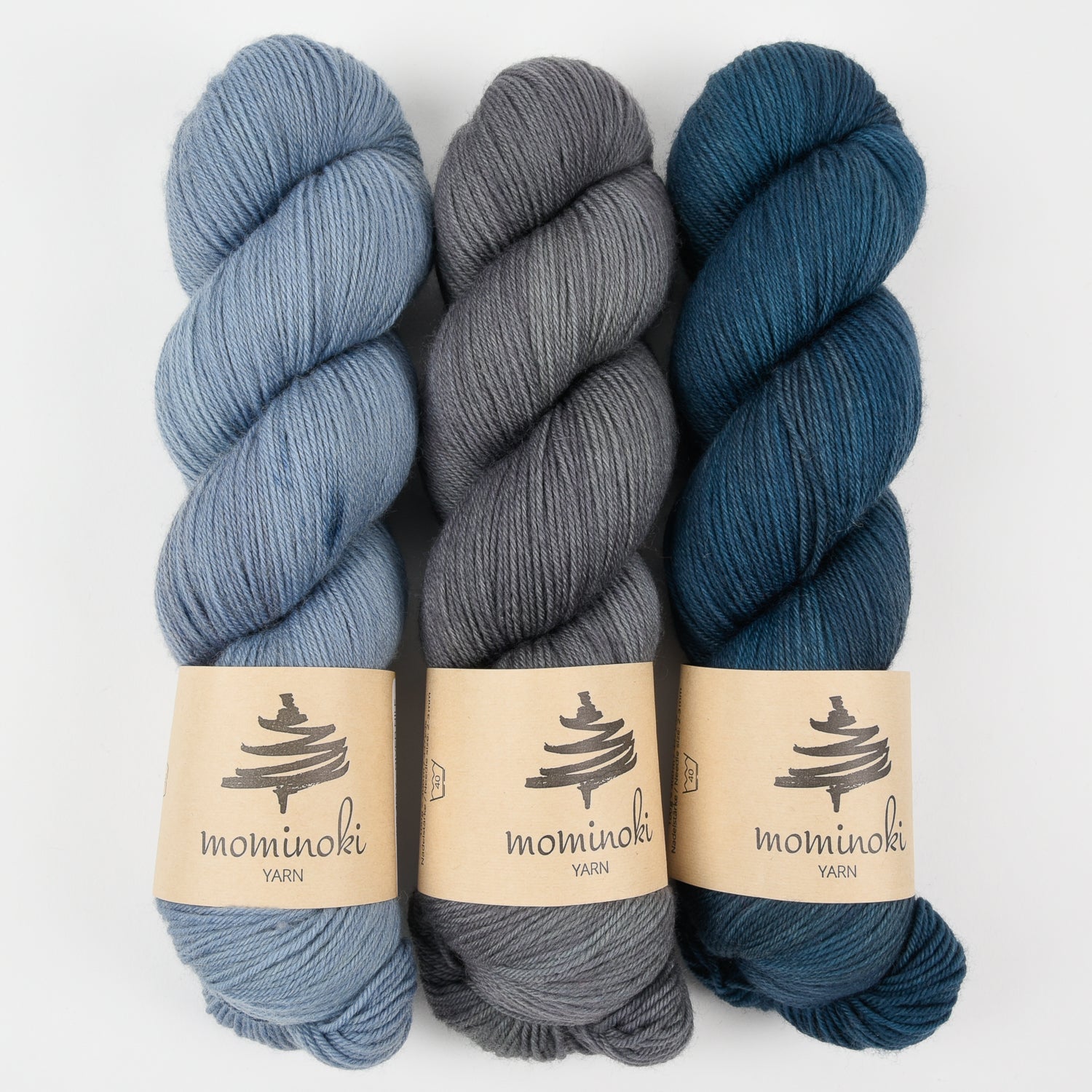 Mominoki Yarn LET'S GO SWIMMING Merino wool Polyamide Fingering Quick Kits