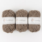 Ístex LÉTTLOPI 0085 - OATMEAL HEATHER Wool Aran beige brown Yarn