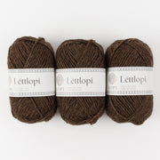 Ístex LÉTTLOPI 0867 - CHOCOLATE HEATHER Wool Aran brown Yarn