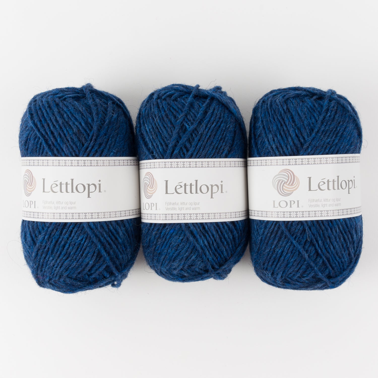 Ístex LÉTTLOPI 1403 - LAPIS BLUE HEATHER Wool Aran blue Yarn