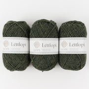 Ístex LÉTTLOPI 1407 - PINE GREEN HEATHER Wool Aran green Yarn