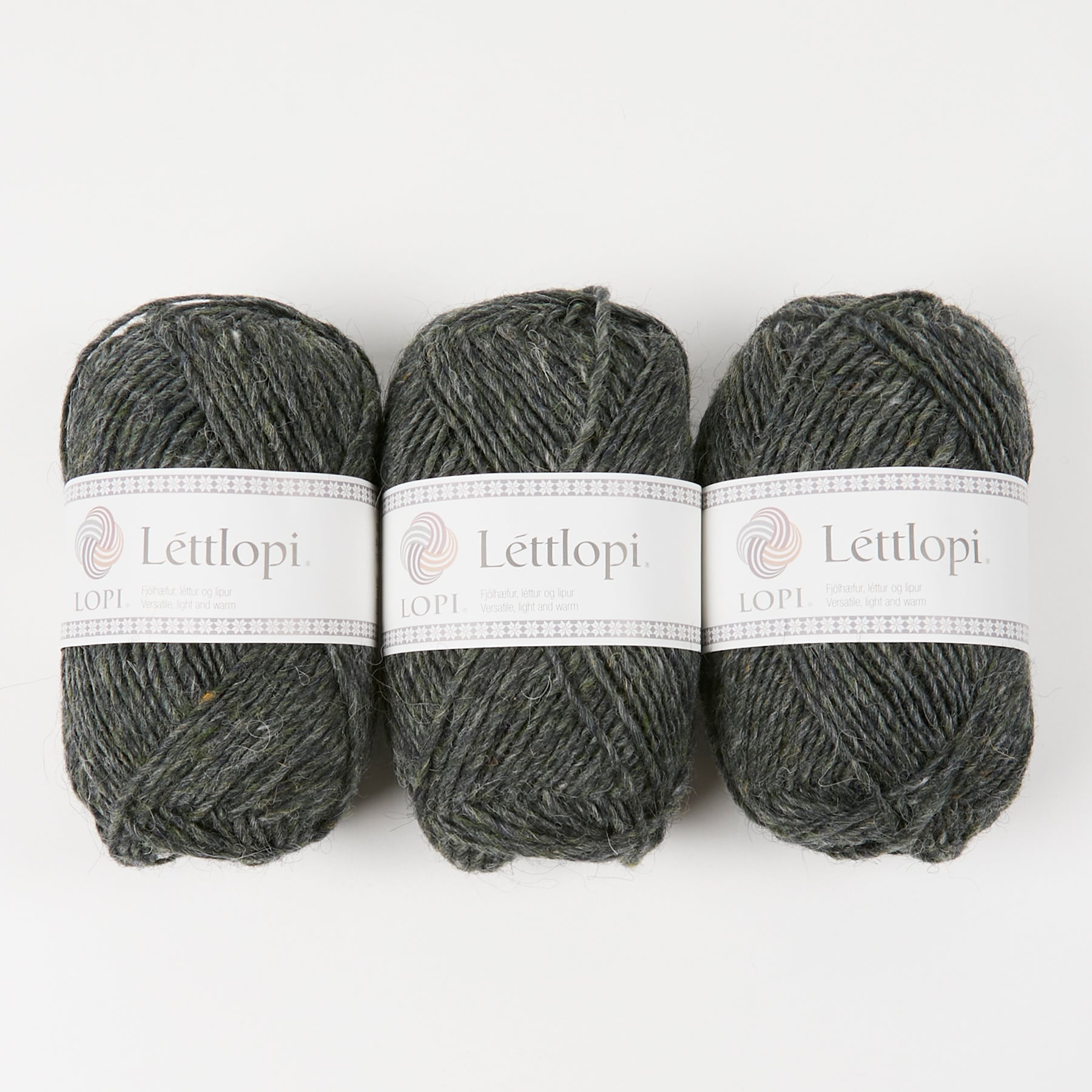 Ístex LÉTTLOPI 1415 Wool Aran grey Yarn