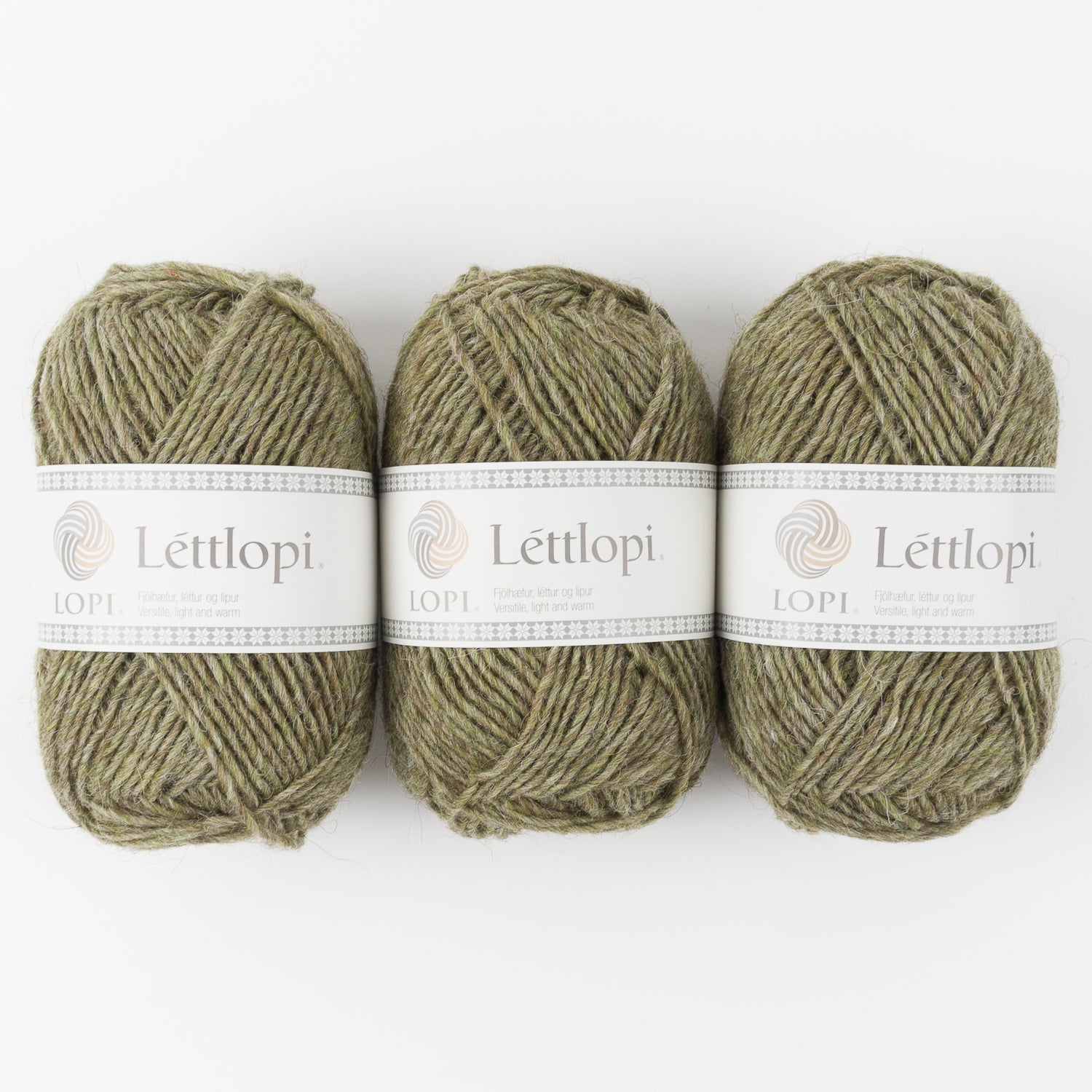 Ístex LÉTTLOPI 1417 - FROSTBITE Wool Aran green Yarn