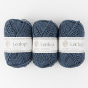 Ístex LÉTTLOPI 9418 - STONE BLUE HEATHER Wool Aran blue Yarn
