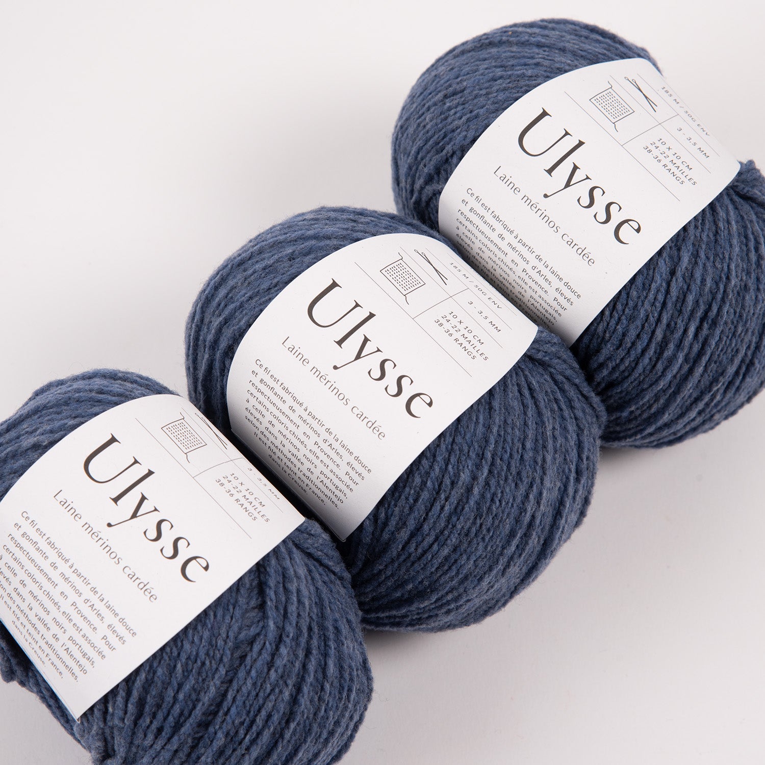 De Rerum Natura ULYSSE - L'HEURE BLEUE Merino wool Sport blue Yarn
