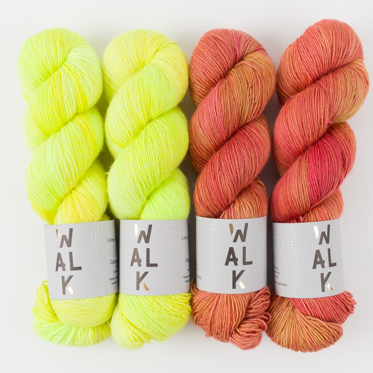 WALK Collection LIME TART Merino wool Fingering Quick Kits
