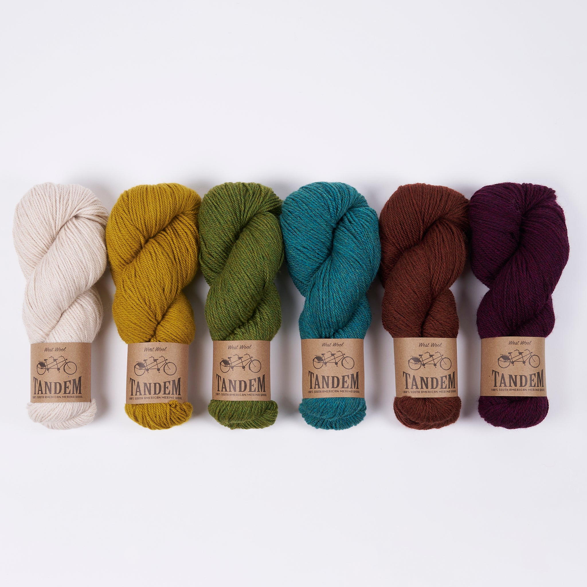 West Wool LINDU PEYSA - DIJON BEAR Merino wool DK cream multicolour Westknits Kits