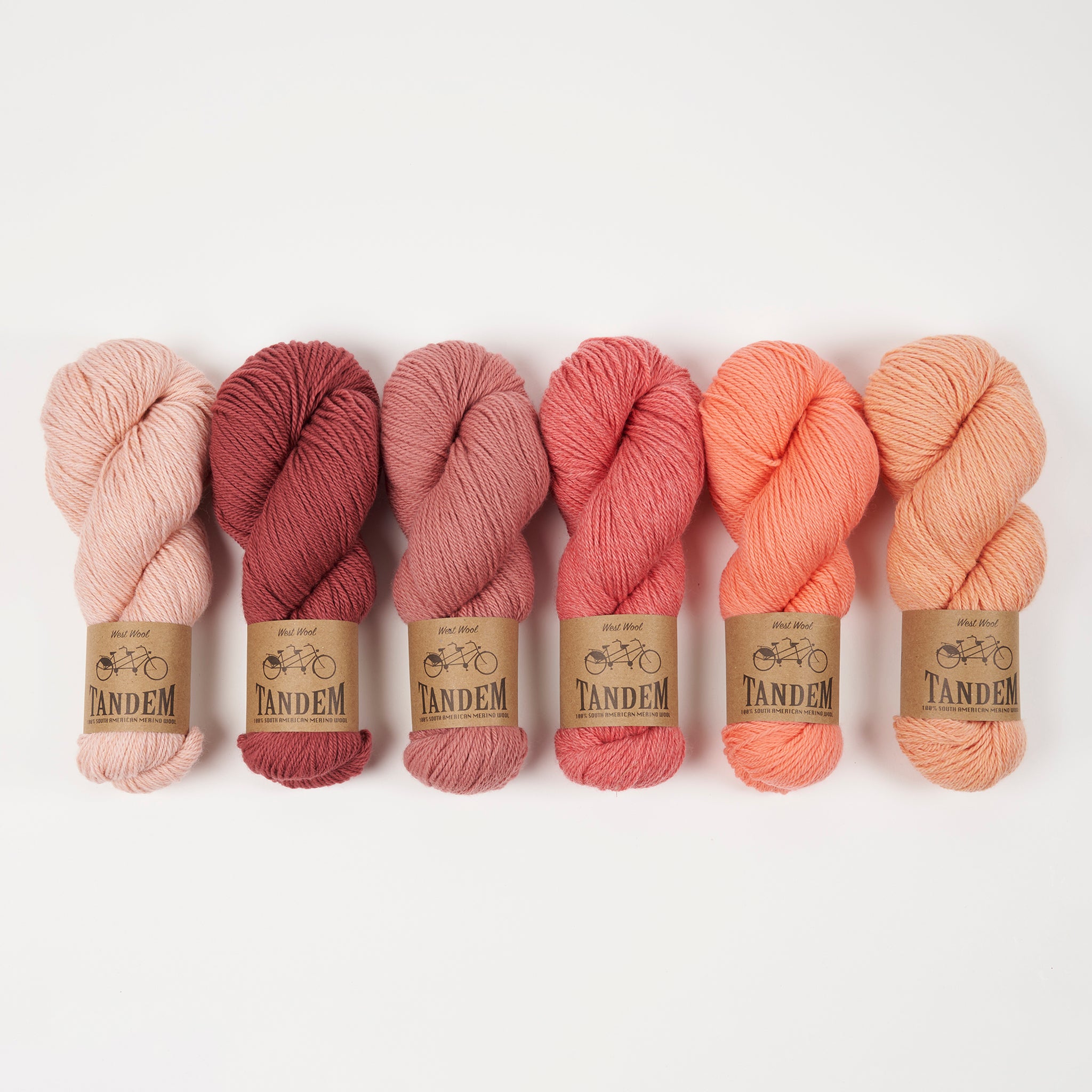 West Wool LINDU PEYSA - RHUBARB MACAROON Merino wool DK pink Westknits Kits