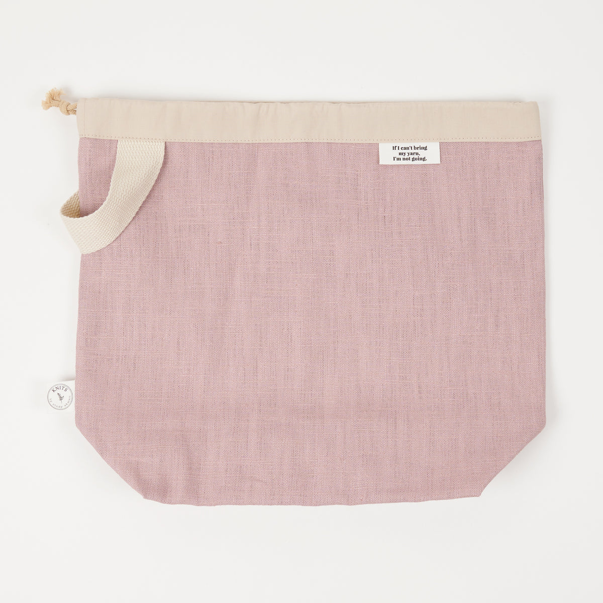 LINEN PROJECT BAG - LILAC