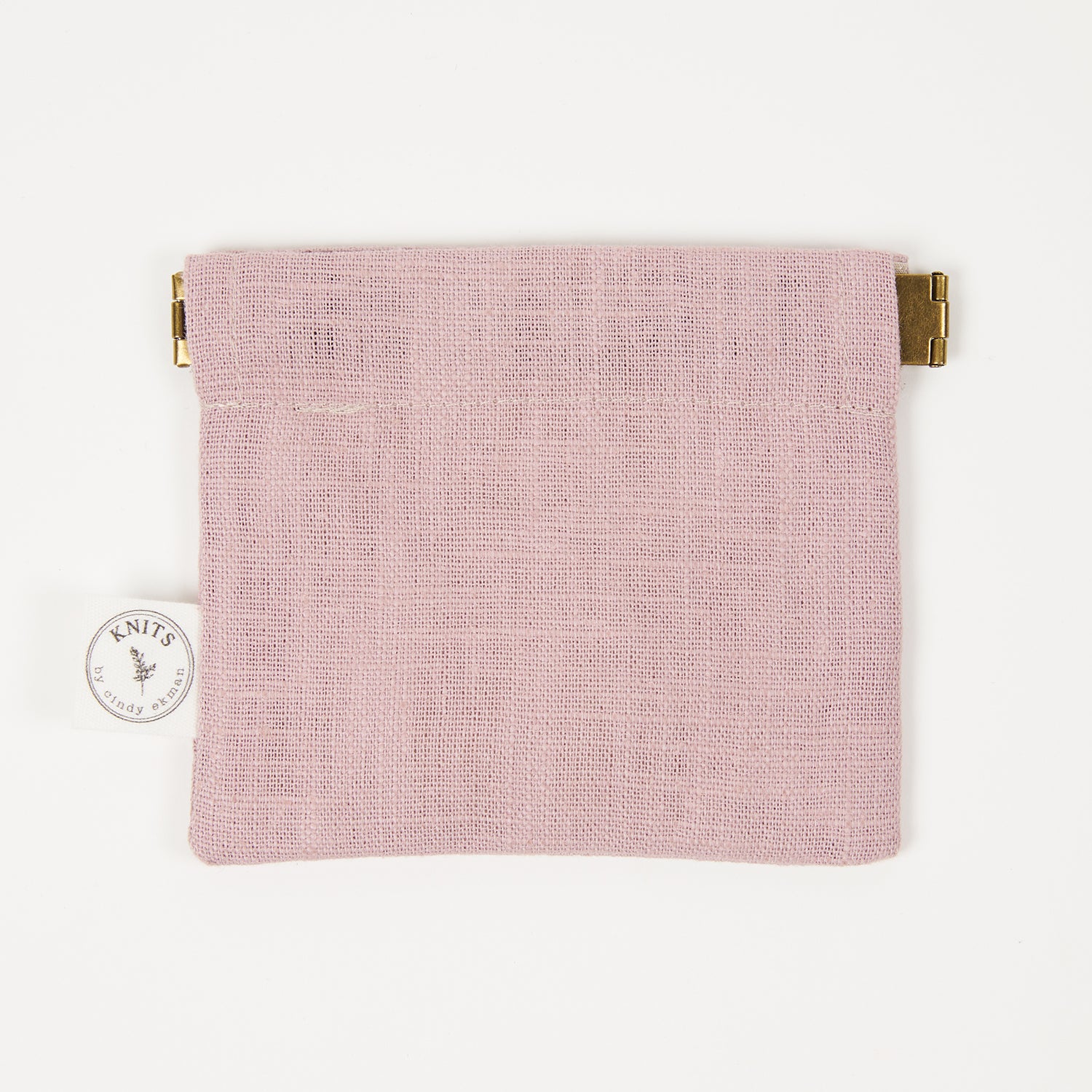 KNITS by Cindy Ekman LINEN PUSH POUCH - LILAC purple Project Bags
