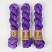 Life in The Long Grass LITLG DK TWIST - PARASOL Merino wool DK purple Yarn