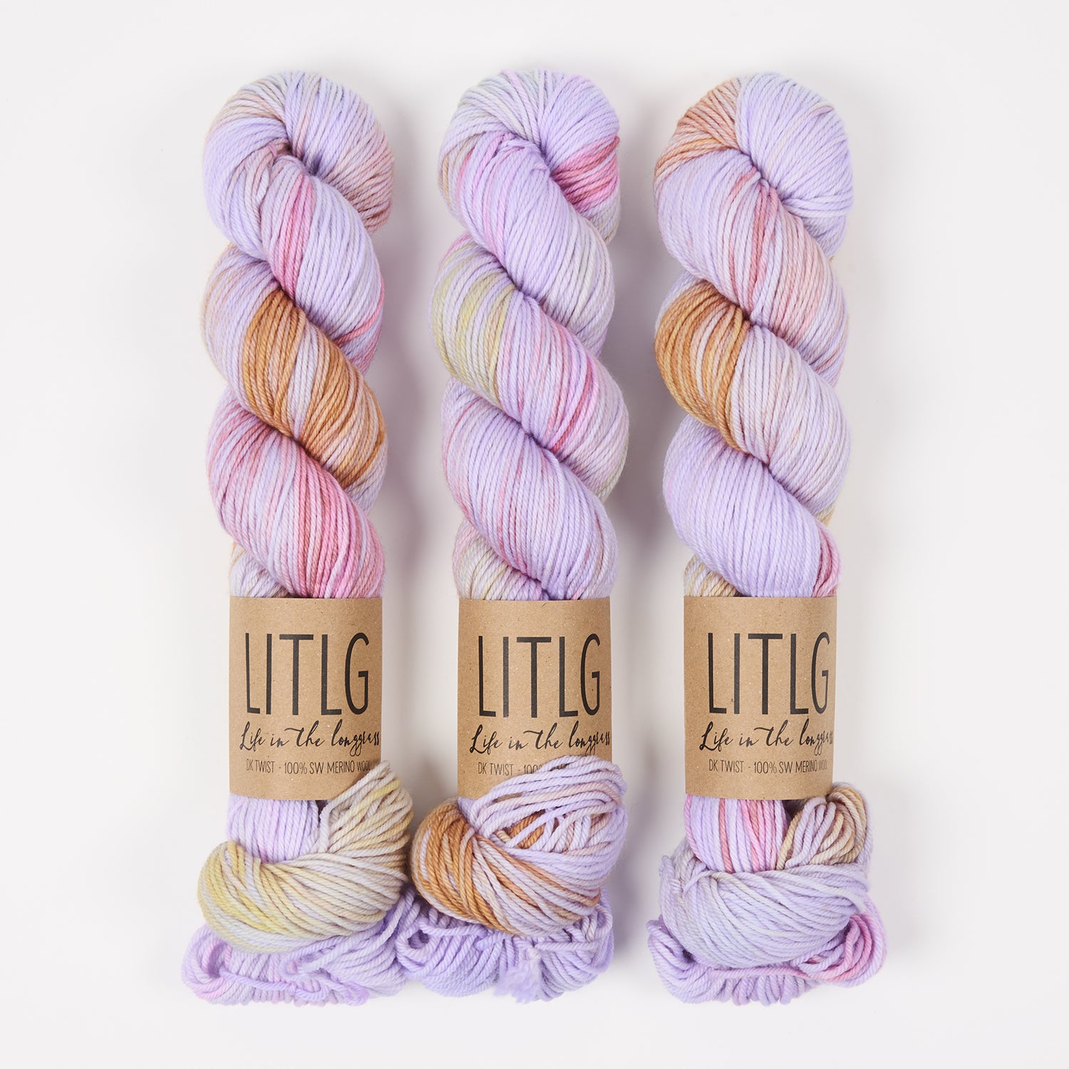 Life in The Long Grass LITLG DK TWIST - ECLIPTIC Merino wool DK purple Yarn