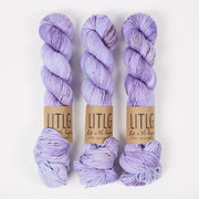 Life in The Long Grass LITLG DK TWIST - FROZEN Merino wool DK purple Yarn