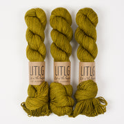 Life in The Long Grass LITLG DK TWIST - GOLDEN GREEN Merino wool DK green Yarn