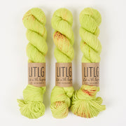 Life in The Long Grass LITLG DK TWIST - GREEN HONEYDEW Merino wool DK green Yarn