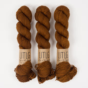 Life in The Long Grass LITLG DK TWIST - HIBERKNIT Merino wool DK brown Yarn