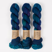 Life in The Long Grass LITLG DK TWIST - NORTHERN Merino wool DK blue Yarn