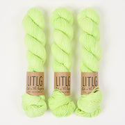 Life in The Long Grass LITLG DK TWIST - PARTICLE Merino wool DK green Yarn