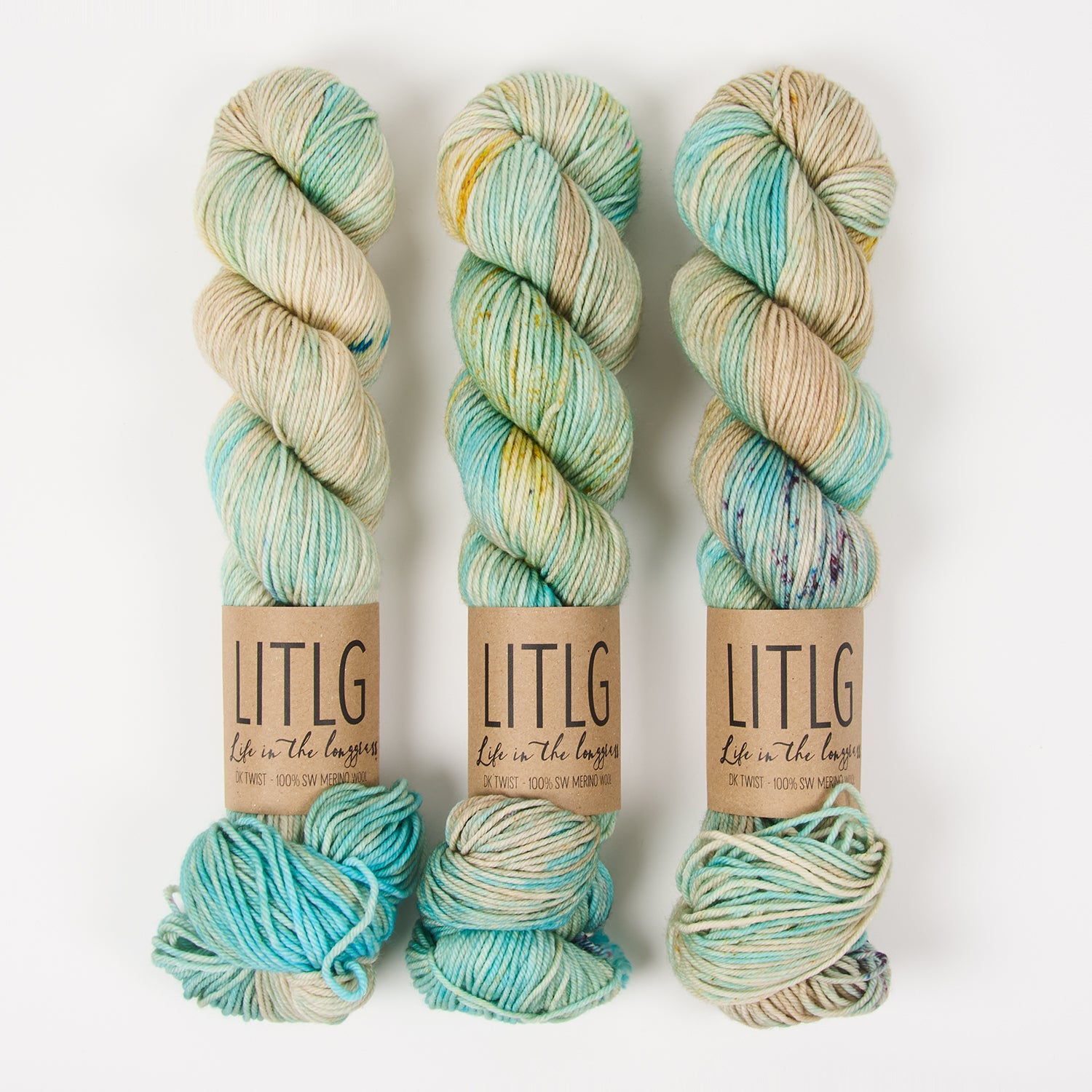 Life in The Long Grass LITLG DK TWIST - PORCELAIN Merino wool DK beige Yarn