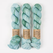 Life in The Long Grass LITLG DK TWIST - SHIVER Merino wool DK green Yarn