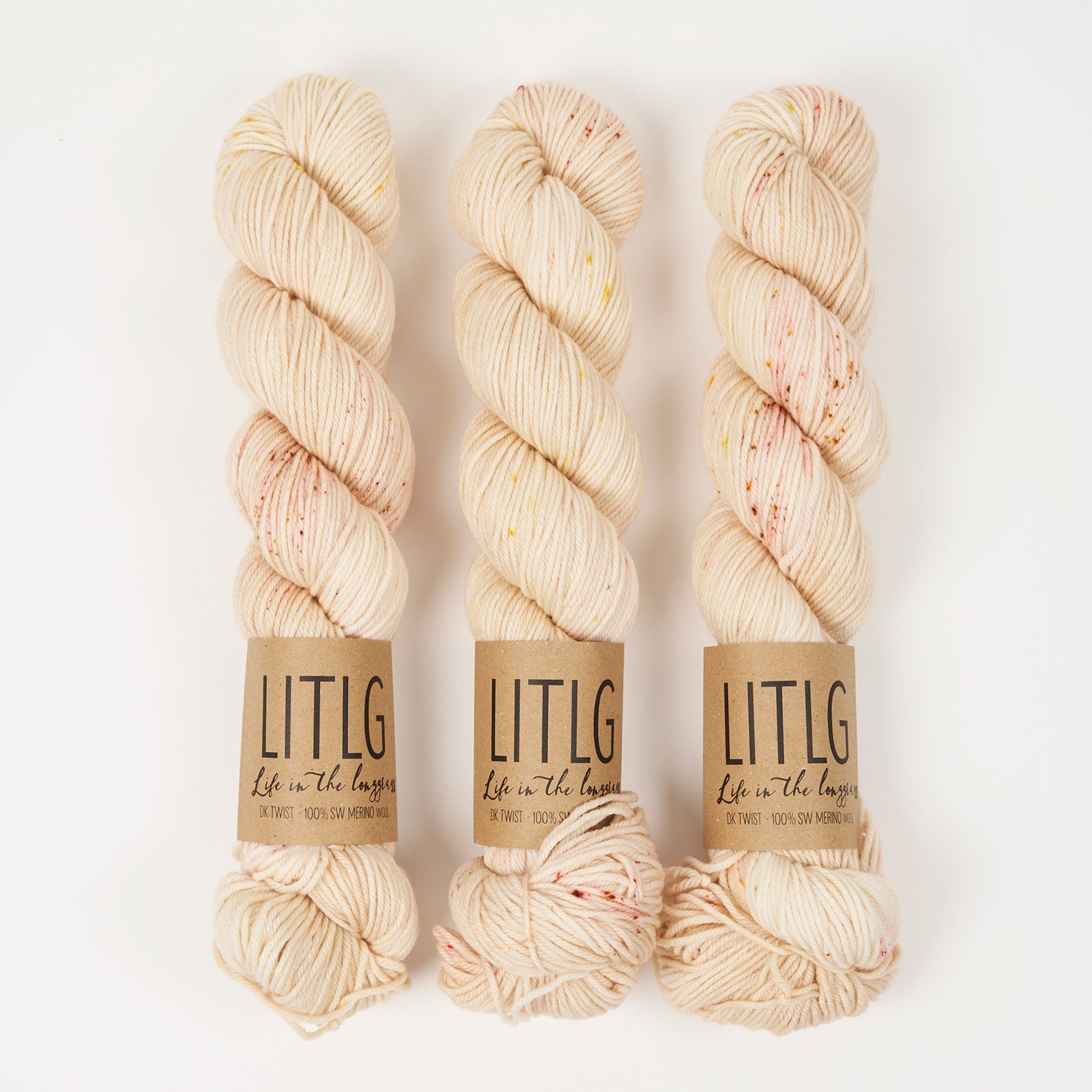 Life in The Long Grass LITLG DK TWIST - ANTLER Merino wool DK beige Yarn