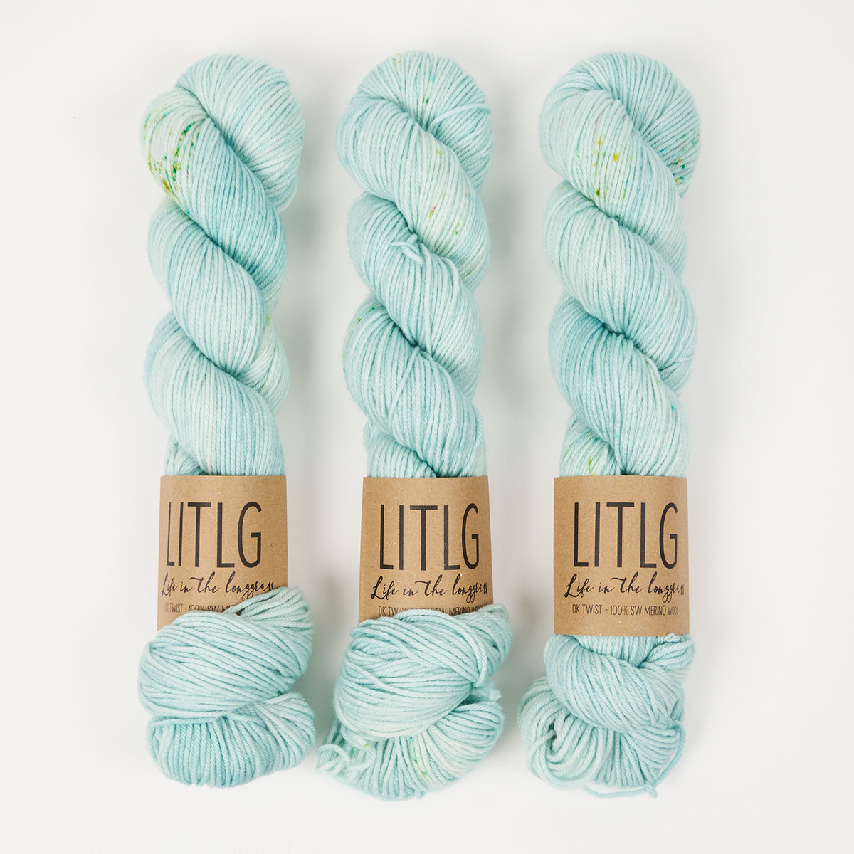 Life in The Long Grass LITLG DK TWIST - GAIA Merino wool DK blue Yarn