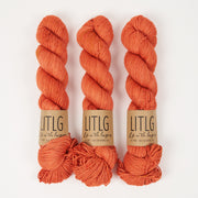 Life in The Long Grass LITLG DK TWIST - GIRLY TOMATO Merino wool DK orange Yarn