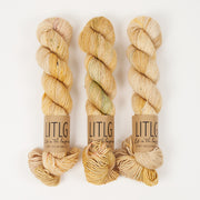 Life in The Long Grass LITLG DK TWIST - POLLENATE Merino wool DK yellow Yarn