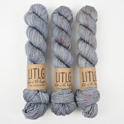 Life in The Long Grass LITLG DK TWIST - UISCE Merino wool DK grey Yarn