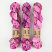 Life in The Long Grass LITLG DK TWIST - WILD ROSEBAY Merino wool DK pink Yarn