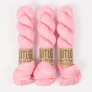 Life in The Long Grass HIGH TWIST SOCK - SODA Merino wool Fingering pink Yarn