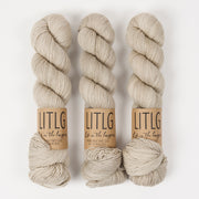 Life in The Long Grass HIGH TWIST SOCK - CLOTH Merino wool Fingering grey Yarn
