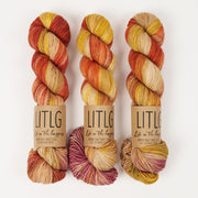 Life in The Long Grass HIGH TWIST SOCK - PODZOLIC Merino wool Fingering multicolour Yarn