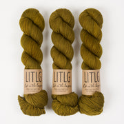 Life in The Long Grass HIGH TWIST SOCK - REIMSE Merino wool Fingering green Yarn