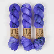 Life in The Long Grass HIGH TWIST SOCK - VOLTAGE Merino wool Fingering blue Yarn