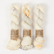 Life in The Long Grass HIGH TWIST SOCK - WOLF Merino wool Fingering beige Yarn