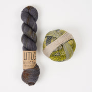 Life in The Long Grass GREEN CORROSION Merino wool Wool Nylon Mixed Weight Quick Kits
