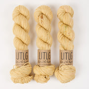 Life in The Long Grass LITLG MERINO ARAN - GLITTER Merino wool Aran yellow Yarn