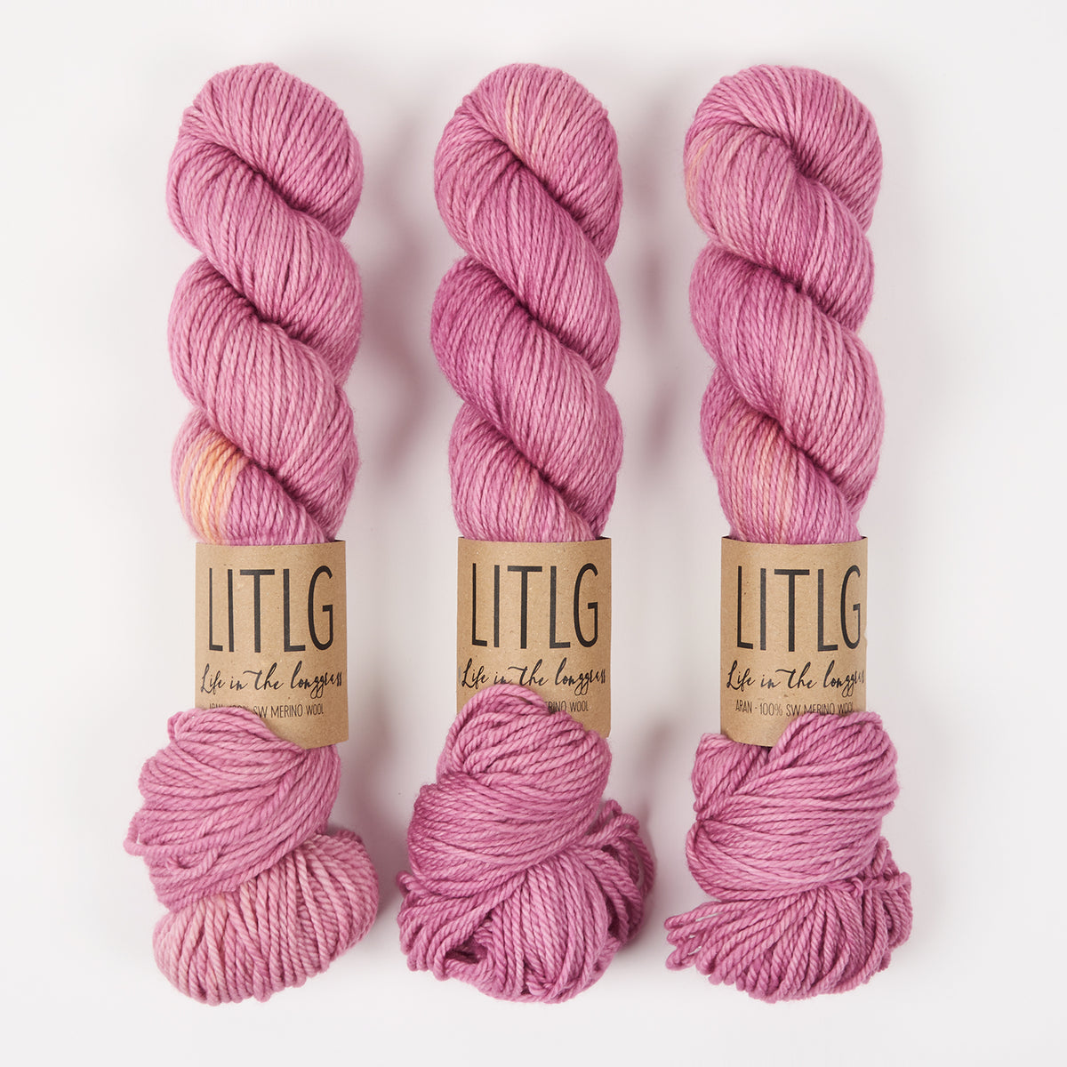 LITLG MERINO ARAN - ROUGE