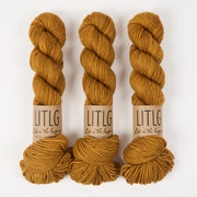 Life in The Long Grass LITLG MERINO ARAN - TOFFEE Merino wool Aran yellow Yarn